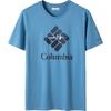 Comfortable Breathable Sports Travel Crew Neck Short Sleeve T-Shirt Men Tops Blue AJ0403-477