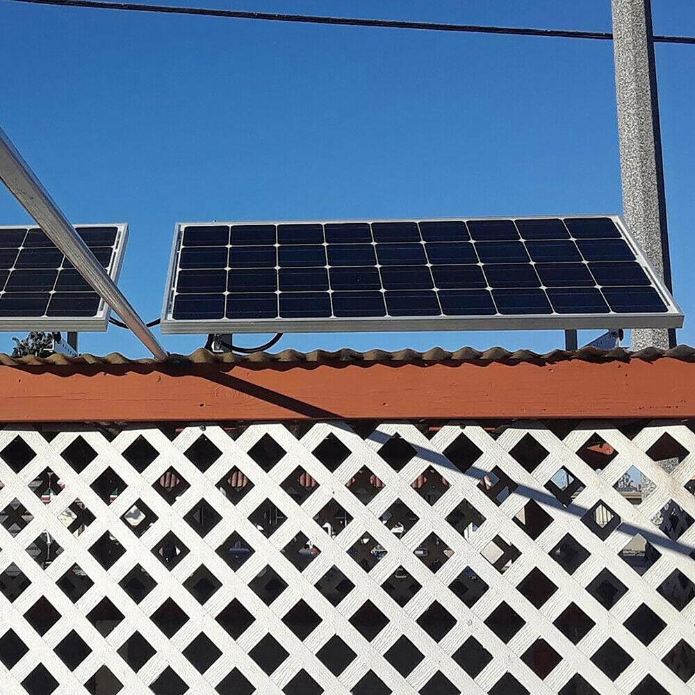 Solar Panel Rack Solar Panel System Bracket Aluminum Alloy Support for Solar Panel Adjustable Angle