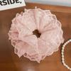 Ballet Style Lace Scrunchie Mesh Hair Tie for Women