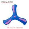 Outdoor Soft Boomerang Flying Disc Three Leaf Cross Toy Interactive Sports for Children Adult Kids Decompression 6
