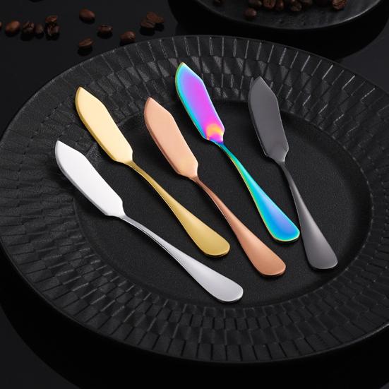 Butter Spreader Cutter Stainless Steel Ergonomic Handle Cutter for Baking And Breakfast Smooth Cream Jam