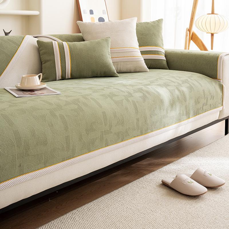 Chenille Light Luxury Sofa Cushion New Simple Four Seasons Universal Non-Slip Cushion Cushion Full Covered Cloth Sofa Cover