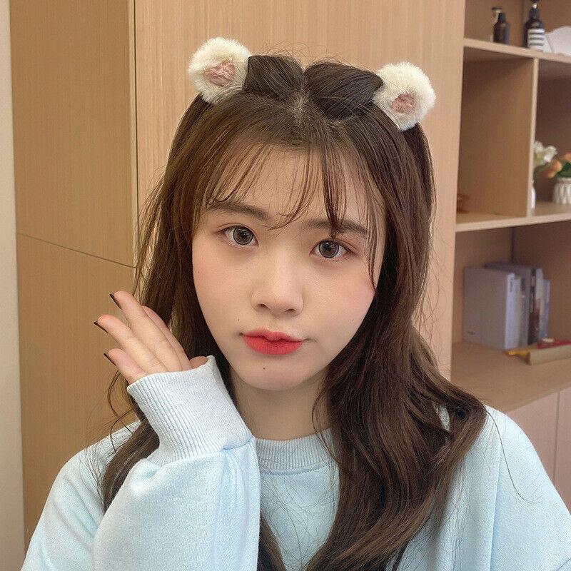3D Cartoon Animal Hair Clip Cat Ear Clip Plush Small Hair Claw For Women Girls