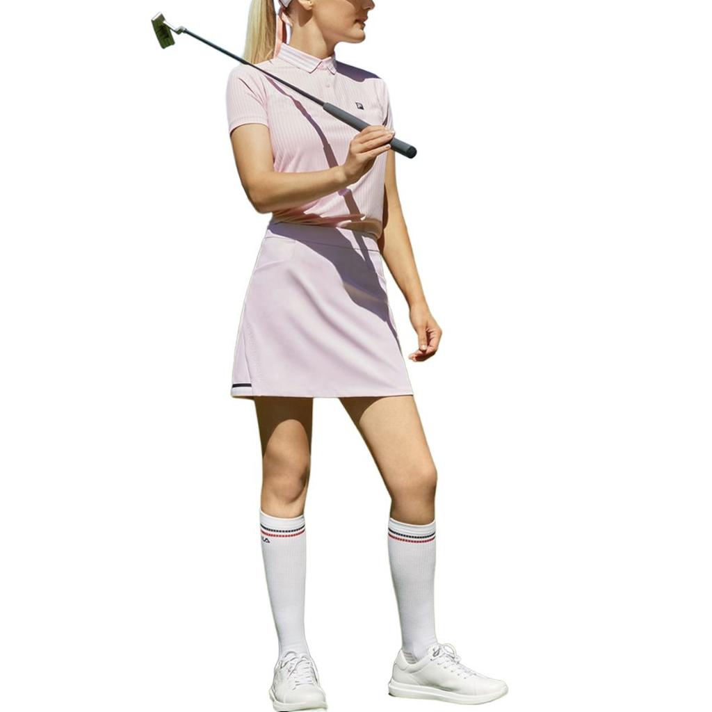 Fila Tennis A-Line Comfortable Fashion Leisure Skirt Women skirts Debbie-Pink A11W125321F-LP