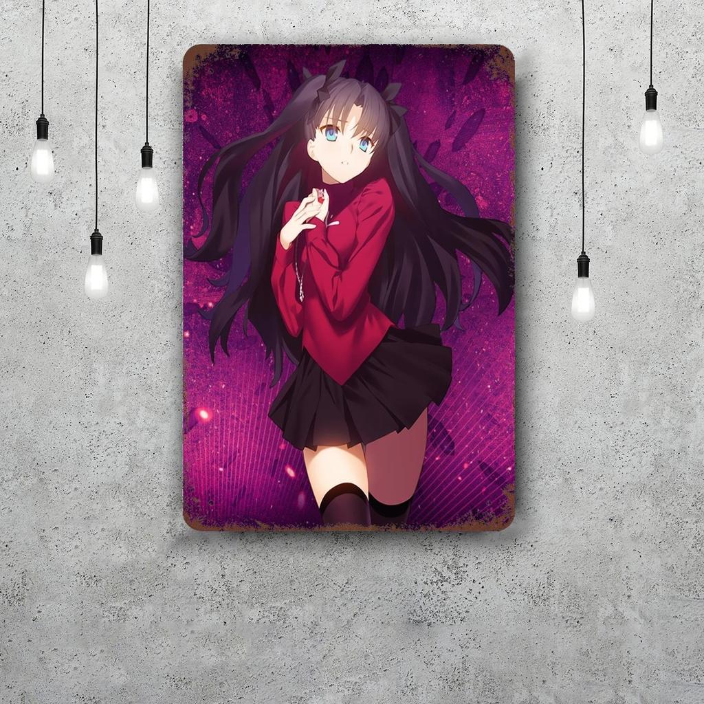 rin tohsaka Decor Vintage Metal Signs Tin Signs Captain Poster Decor for Bar Pub Club Man Cave Wall Decoration