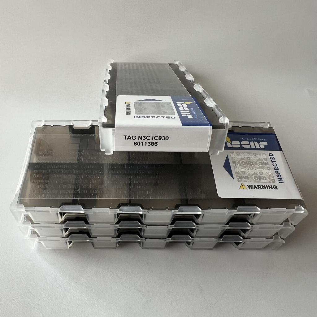 ISCAR / TAGN3C IC830 / Industrial indexable carbide inserts 10 Pcs