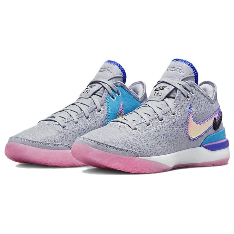 Nike Zoom LeBron NXXT Gen EP 1984 Men Sneakers Grey Wolf-Grey Pink-Spell DR8788-002