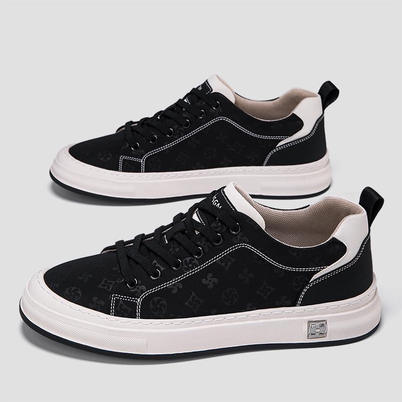 Herrenschuhe 2025 Frühling/Herbst neu lässig und bequem Jugend Koreanische Version Trend einfach rutschfest atmungsaktiv vielseitig Board-Schuhe