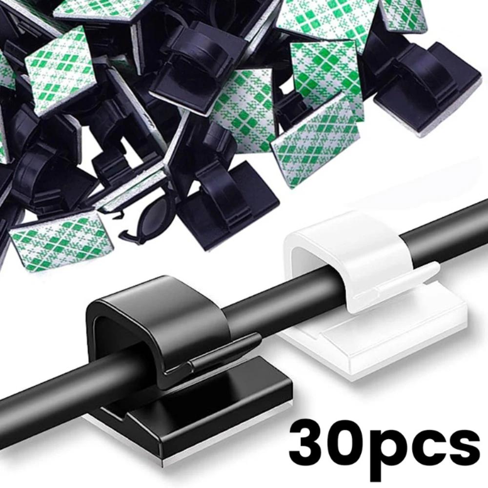 Attache Cable Organizer Clips Guiding Line Fixing Clip Wire Puller Organiser Pulling Support Fixed Wiring Accessories Clearance