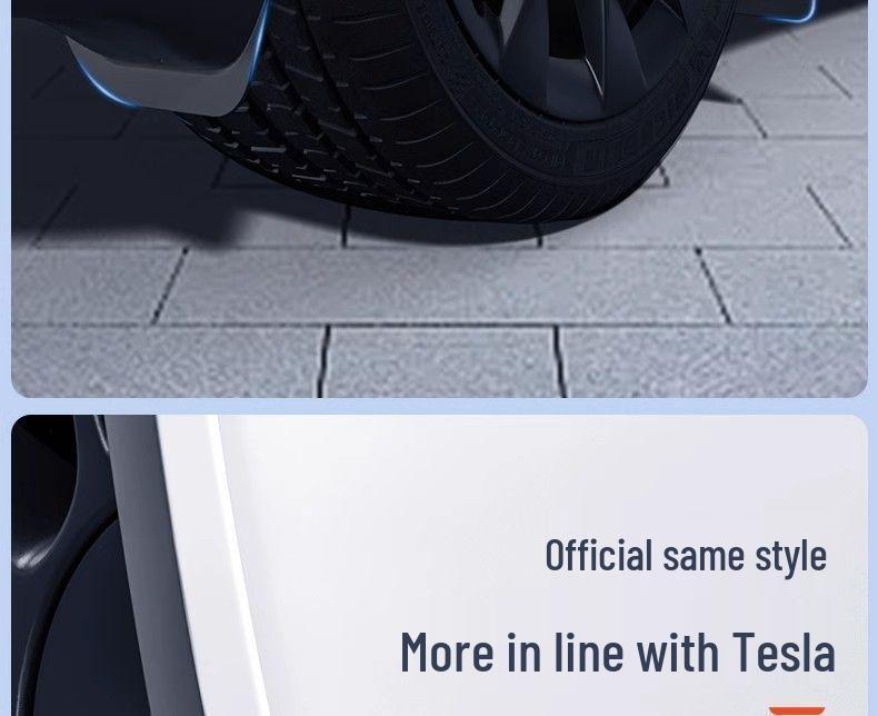 Model Y3 Schmutzfänger: Ohne Bohren Skin, Außenzubehör für Model Y