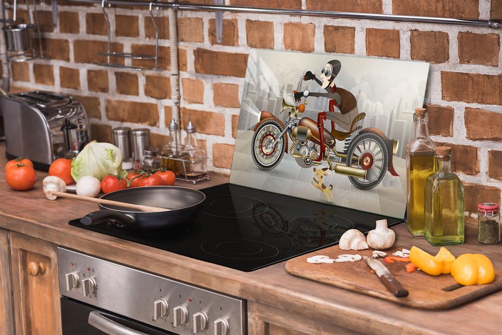 SZKLANA DESKA DO KROJENIA 52x30 MOTOCYKL