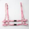 Gothic Punk Pink Strap Pu Leather Girdle Chest Strap Suspender Body Strap