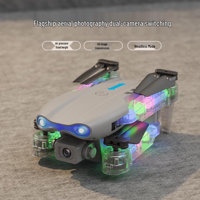E99D Children's LED Drone with Remote Control & HD Aerial Photography