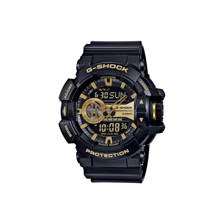 CASIO Men Liquid Crystal/Analog Dual Display Series Black Watch GA-400GB-1A9 GA-400GB-1A9