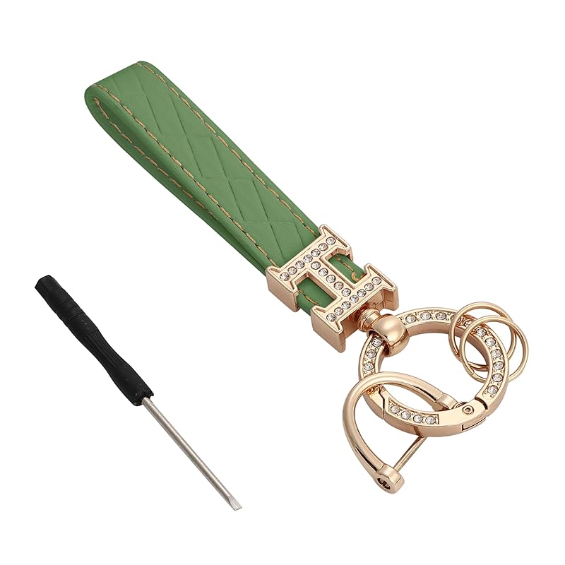 

[tonecraft] key ring simple orthodox bag charm Popularity Fashionable cute gold Sparkling (green)