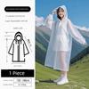 Long Raincoat, Full-Body Rain Protection, Disposable, Thickened for Adults, Suitable for Outdoor Wear, Hiking, Travel, Single-Person Rain Poncho