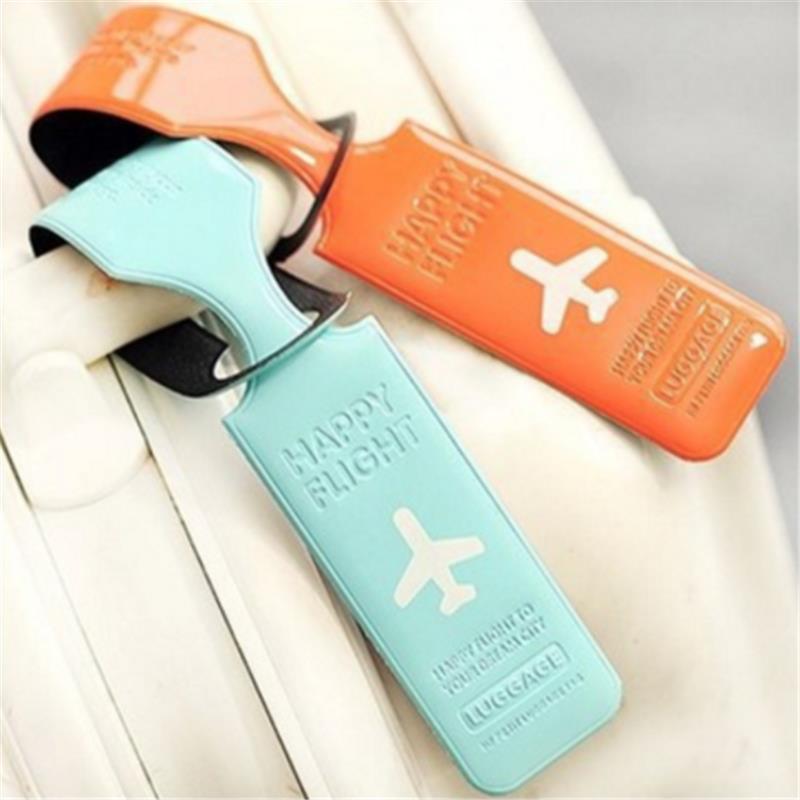 Creative Travel Luggage Tag Suitcase ID Address Label Baggage Boarding Tag Portable Label Holder Bag Accessories