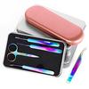 Manikyr pincett i rostfritt stål Färgglad titanuppsättning Pro Nagelsaxar Clipper Tools Acne Needle Beauty Tool Kit