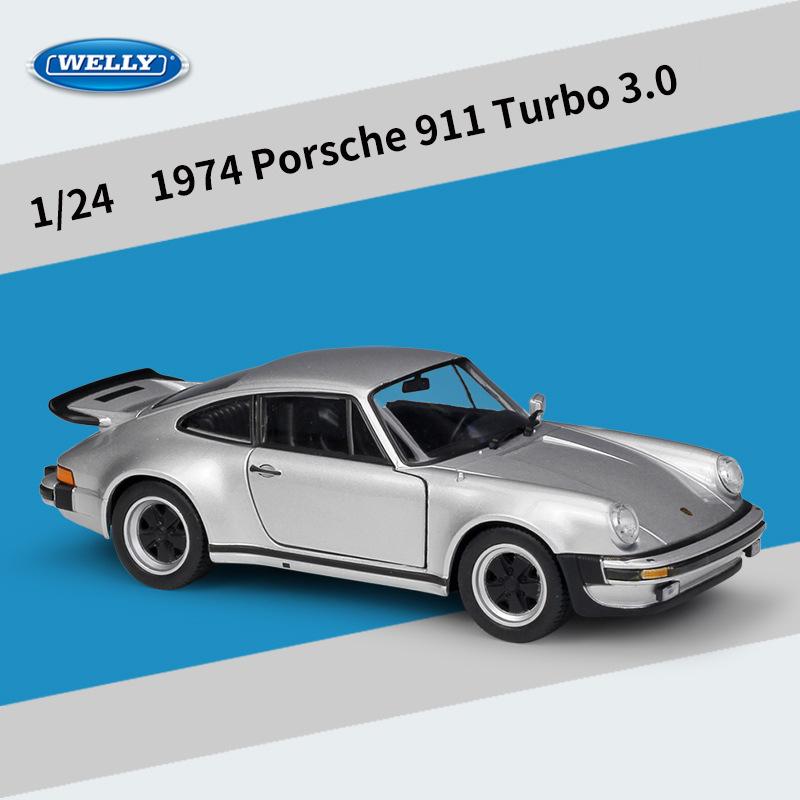 BIEN 1:24 Porsche 911 Turbo 3.0 1974 Alliage Voiture Moulée sous Pression & Véhicules Jouets Modèle de Voiture Modèle Réduit Voiture Jouet Pour Enfants