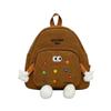 Knitted Mms Pattern Backpack Outdoor Cartoon Travel Bag Schoolbag Student
