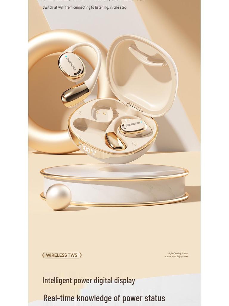 Air Conduction Bluetooth Earphones: Ear-hook Design, High Sound Quality, Long Battery Life