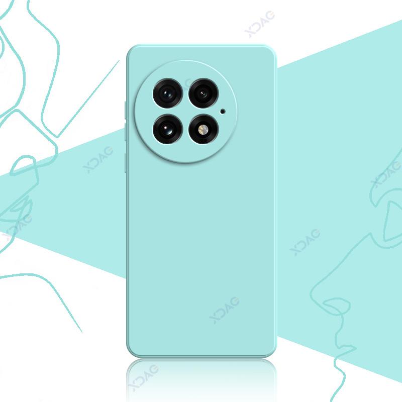 Handyhüllen für OnePlus 13 OnePlus13 5G 6.82" 360 Weiche Luxus Quadratische Flüssigsilikon Rückseite Wasserdichte Taschen