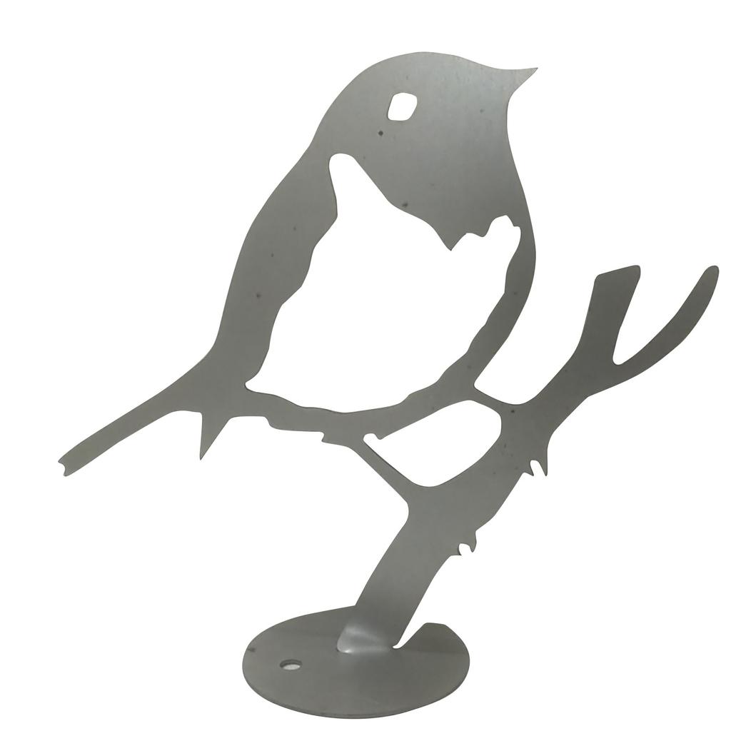 Bird Shaped Art Silhouette Decoration Metal Silhouette Art Courtyard Decoration