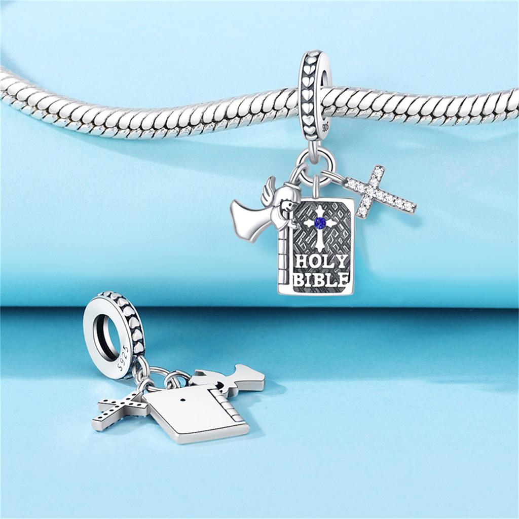 Copper Religious Symbols Series Pendant Charms Beads Fit Original Braceletsdiy Jewelry Gift Accessory