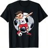 Dabbing Soccer Boy South Korea Football Fans Jersey Flag T-Shirt