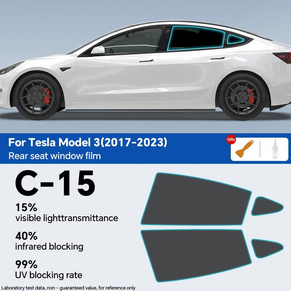 PFCC for Tesla Model 3 2017-2023 PPF Car Sticker Quality High Heat Resistant Car glass Solar Tint Window Films 99% UV Protective