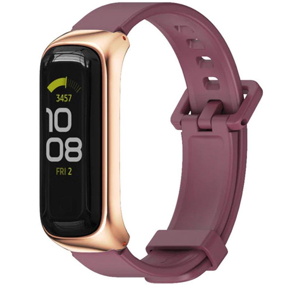 Silicone Strap for Samsung Galaxy Fit 2 SM-R220, Burgundy