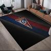 Górnik Zabrze Flannel Pattern Square Carpet,Area Rug,Carpet Rug for Living Room Bedroom Sofa Playroom Decor,Non-slip Floor Mat
