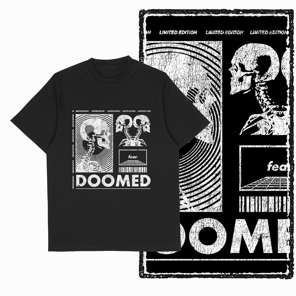 Coolmind X0068 Silent Rebellion Deaf To You Graphic Tee Cotton Exclusive Men Tshirt Streetwear T Shirt for Men Tee Shirt