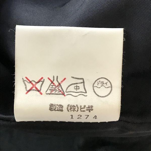 90s-00s MOGA Short Coat Women’s M Black Patterned Lined(USED)