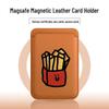 Happy Fries Cartoon Card Slot Door Case for iPhone 17 Pro, 14 Pro Max, and 11/12/13