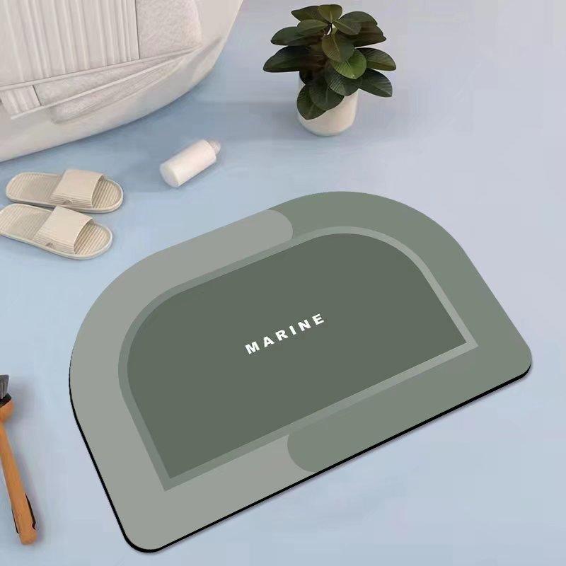 Floor Mat Entry Door Mat Balcony Kitchen Mat Toilet Toilet Door Mat Bathroom Absorbent Floor Mat Quick Drying Cushion