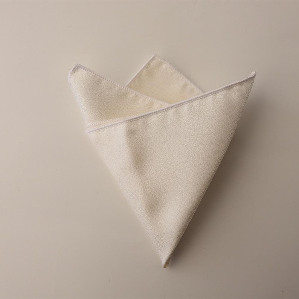 Polyester Men Handkerchief Solid Color Wedding Shirt Accessory Elegant Mens Pocket Square  For Men