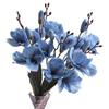 Lifelike Magnolia Bouquet 5 Prongs 20 Heads Artificial Flowers for Interior Decoration Choose from Various Colors