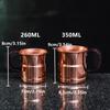 Hrnček Moscow Mule Hrnček na mlieko Pohár na nápoje Riadu Kladivkový pohár Riadu na stôl Pohár na vodu na sviatočný bar Svadobná párty Dekorácia