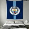 Wild MCFC VictoryWall Hanging Printed Fabric Blanket Decorative Tapestries for Bedroom Living Room Home Decor