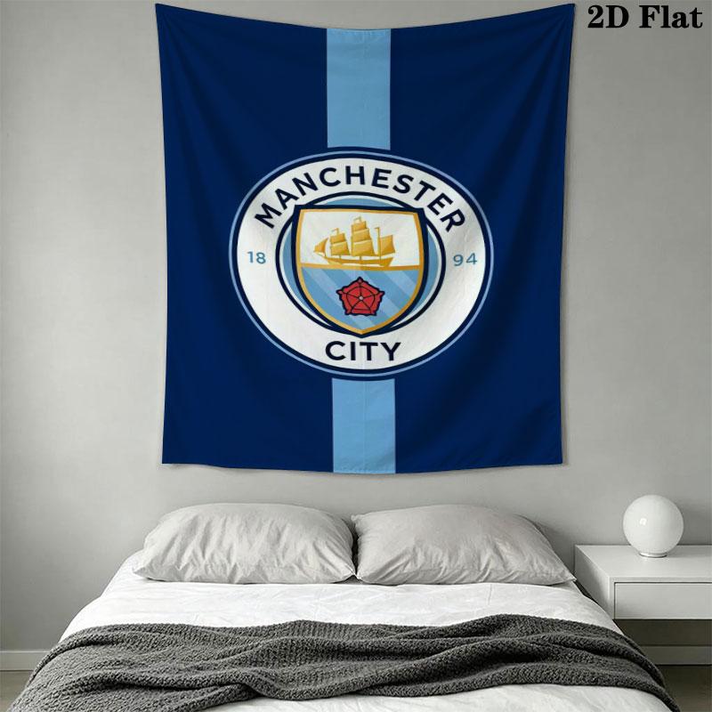 Wild MCFC VictoryWall Hanging Printed Fabric Blanket Decorative Tapestries for Bedroom Living Room Home Decor