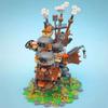 Building Blocks MOC Small Particle Assembly Assembly Ornament Model Children's Toy Gift Howl's Castle