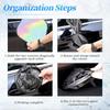 2PCS Universal Car Window Sun Shade, Car Sunshade for Side Window, Black, Opaque, Static-Cling Sunshade, Provides Full Sun Protection and Light