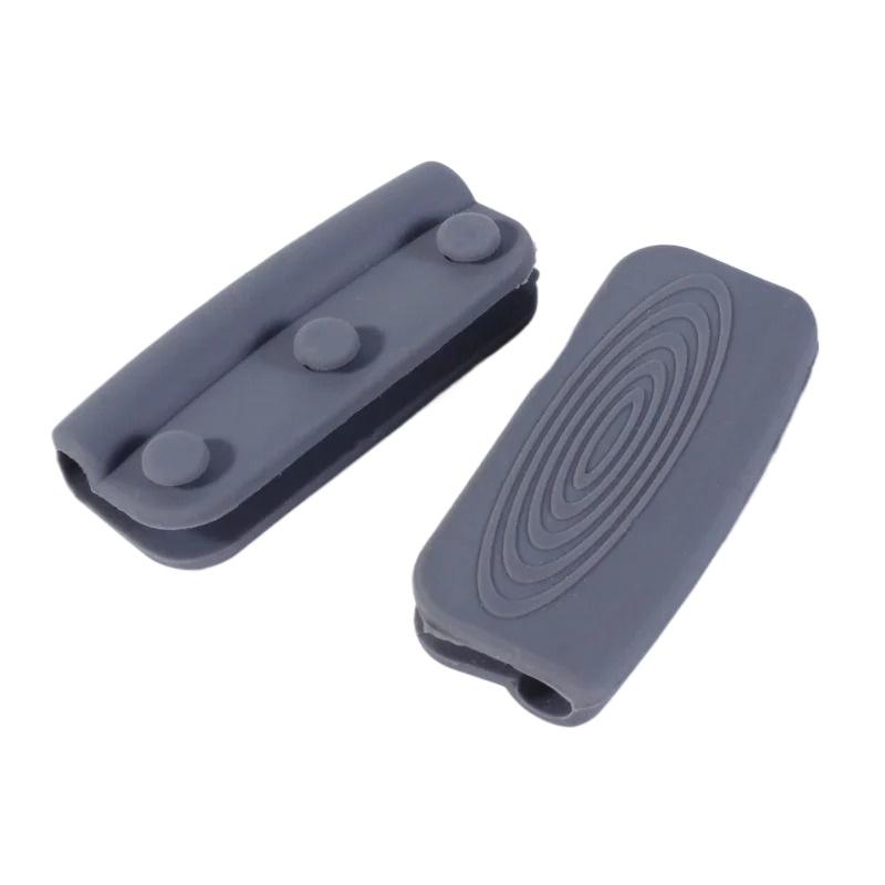 2PCS Silicone Pan Handle Cover Heat Insulation Covers Pot Ear Clip Non-slip Steamer Casserole Pan Handle Holder Kitchen Tools