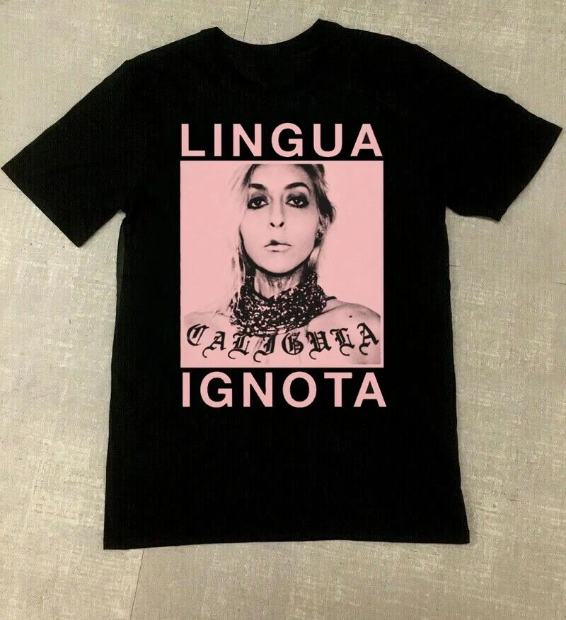 Lingua Ignota Подарок для фаната Унисекс Футболка Полный размер от S до 5XL UU719 S