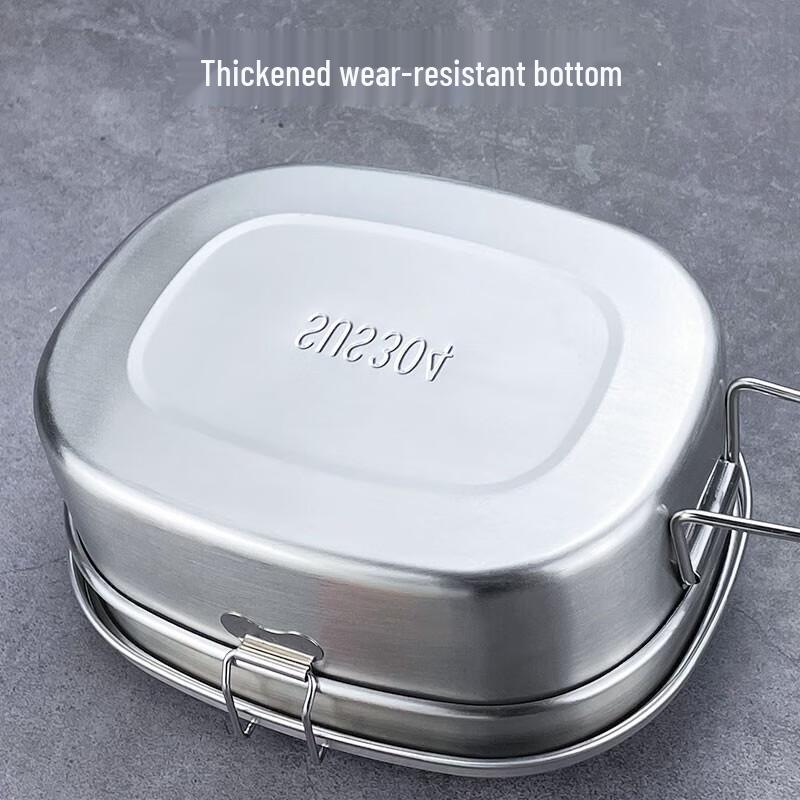 Lijia Edelstahl doppelwandige Brotdose