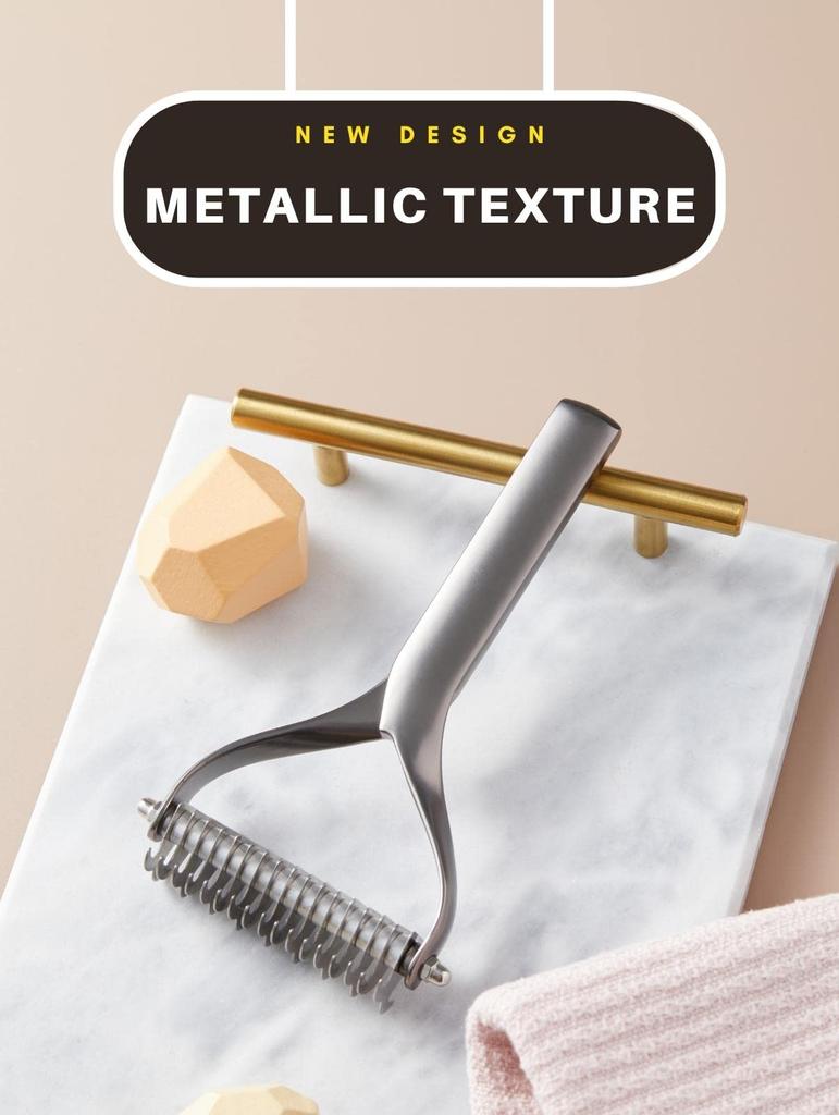 UULANFA Cat Dog Slicker Hair Grooming Supplies Gently Removes and Tangled Hair for and Cats Brush, Brush, Brush, Removal, - Undercoat, Mats,