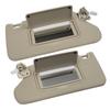 Artudatech Beige Sun Visor Left & Right 96401-3TA2A 96400-3TA2A For Nissan Altima 2013-2018