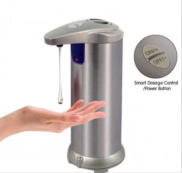 

Автоматический дозатор мыла, бесконтактный дозатор мыла на 8,45 унций/250 мл с 3 регулируемыми уровнями управления, оснащенный инфракрасным датчиком движения 1pcs