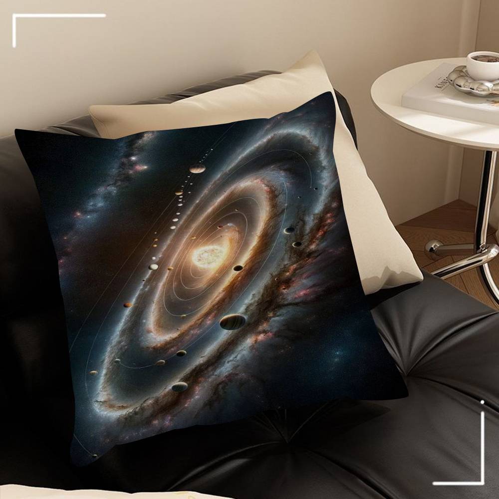 Vintage Space Astronomy Solar System Map Moon Pillow Cover Design Cushion Cover Decor Holiday Decorati